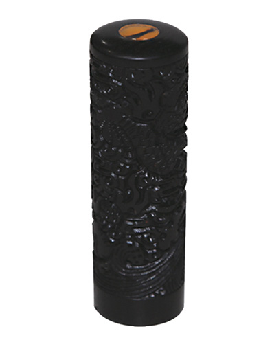 維尼寶貝黑檀木滿雕龍章胎毛章