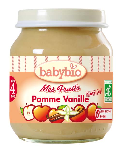 babybio香草味蘋(píng)果泥