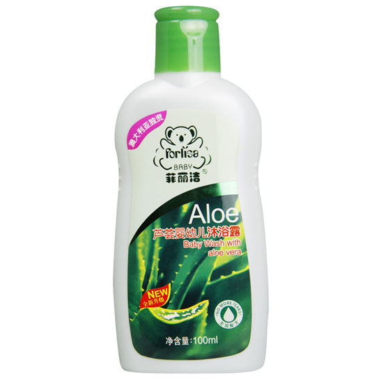 菲麗潔蘆薈嬰幼兒沐浴露100ml