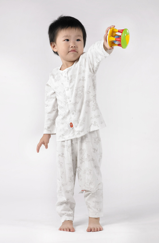 卓兒秋冬全棉單面布對襟套裝