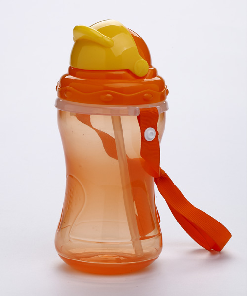 施貝樂橙色便捷學飲杯