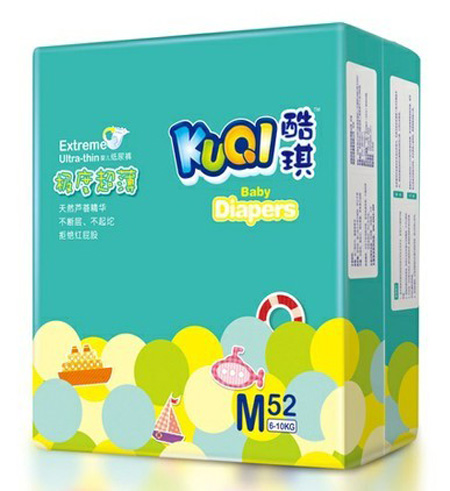 酷琪極度超薄系列尿褲M碼52片