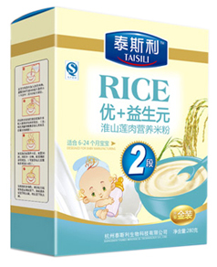 泰斯利淮山蓮肉米粉盒裝