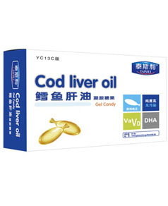 泰斯利魚肝油凝膠糖果