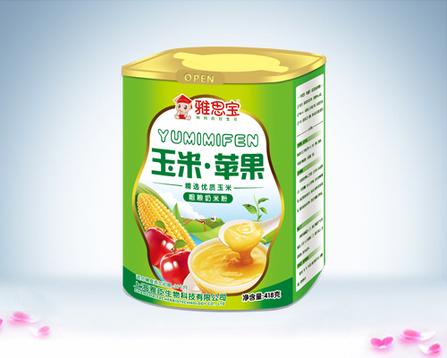 雅思寶玉米蘋(píng)果粗糧奶米粉