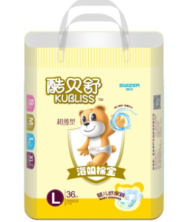 酷貝舒海吸棉寶紙尿褲L碼36片