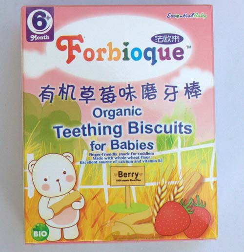 法歐來有機草莓味磨牙棒