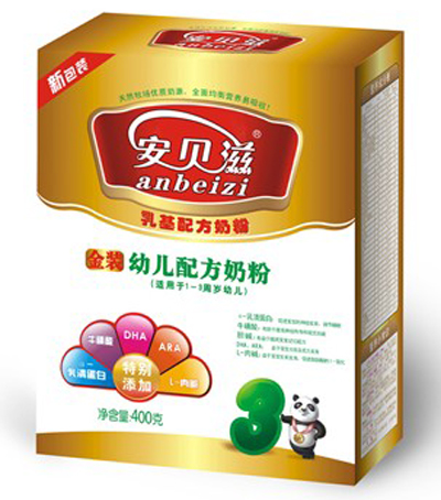 安貝滋金裝幼兒配方奶粉3段盒裝