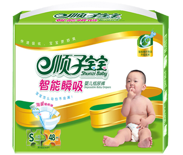 新佳士順子寶寶超強吸收立體護(hù)圍紙尿褲
