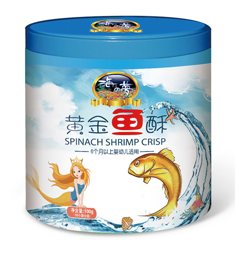 海之夢寶寶黃金魚酥桶裝