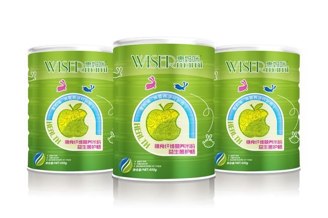 惠媽咪益生菌護(hù)腸膳食纖維營養(yǎng)米粉450g0段