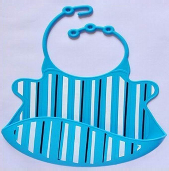 鑫恩成藍色斑馬口水兜