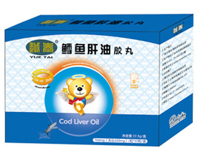 越泰鱈魚肝油膠丸