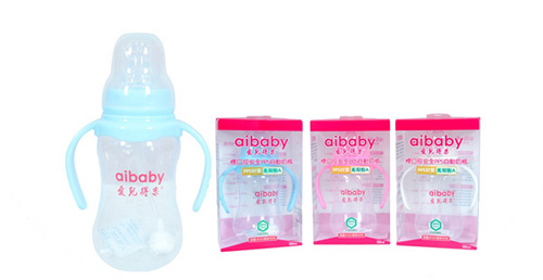 愛(ài)兒得樂(lè)180ml標(biāo)口PPSzui新材料自動(dòng)奶瓶