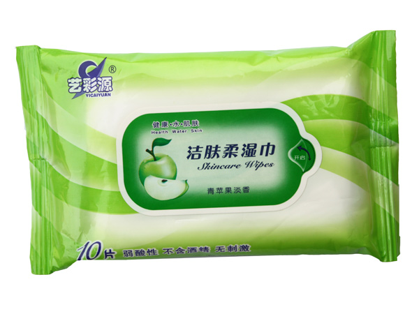 藝彩源青蘋果潔膚柔濕巾