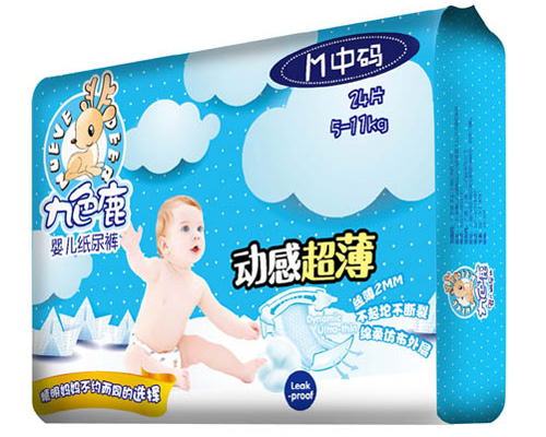 九色鹿動感超薄紙尿褲M24