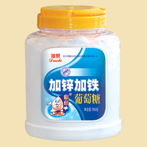 多樂(lè)加鋅加鐵葡萄糖750g