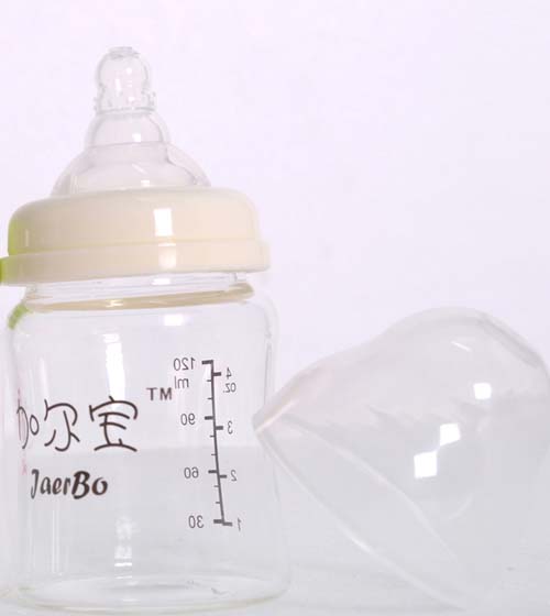 加爾寶晶鉆耐高溫易握型玻璃奶瓶