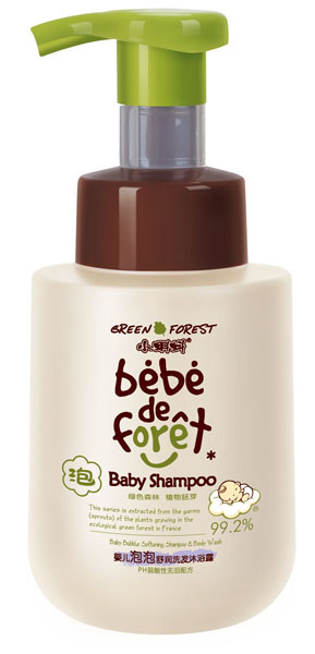 小蝌蚪嬰兒泡泡舒潤(rùn)洗發(fā)沐浴露