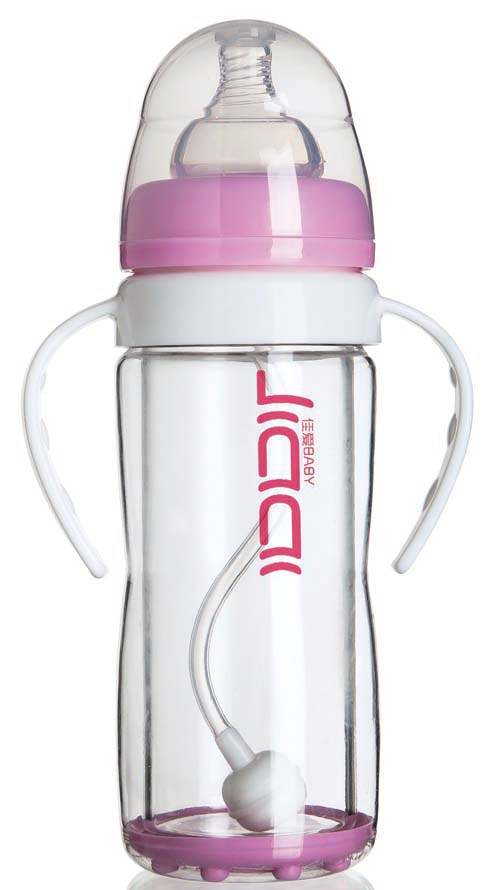 佳愛防爆玻璃奶瓶(寬口徑)330ml