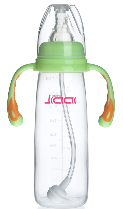 佳愛易握方形PP奶瓶(標準口徑)240ml