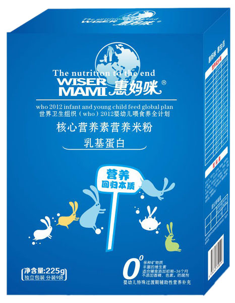 惠媽咪乳基蛋白核心營(yíng)養(yǎng)素營(yíng)養(yǎng)米粉225g