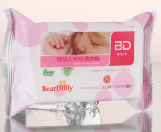 熊尼多利嬰幼兒洋甘菊專用洗衣皂1