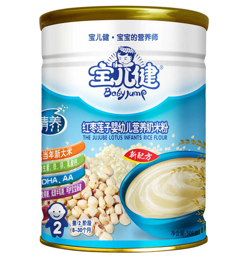 寶兒健精養(yǎng)紅棗蓮子營養(yǎng)奶米粉2段