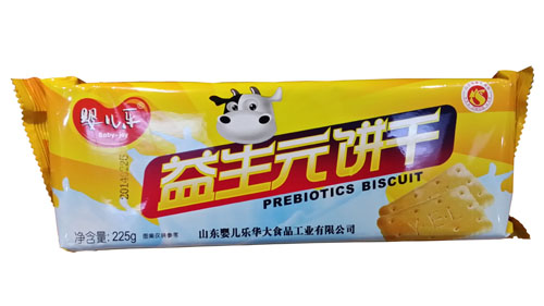 嬰兒樂(lè)益生元鈣奶餅干225g