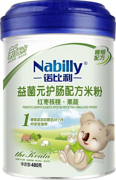 諾比利紅棗核桃果蔬益菌元護腸配方米粉