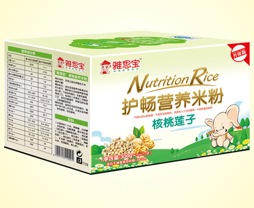 雅思寶護(hù)暢核桃蓮子營養(yǎng)米粉