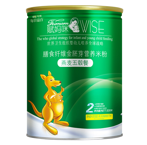 賦媽咪燕麥五轂餐膳食纖維金胚芽米粉2段