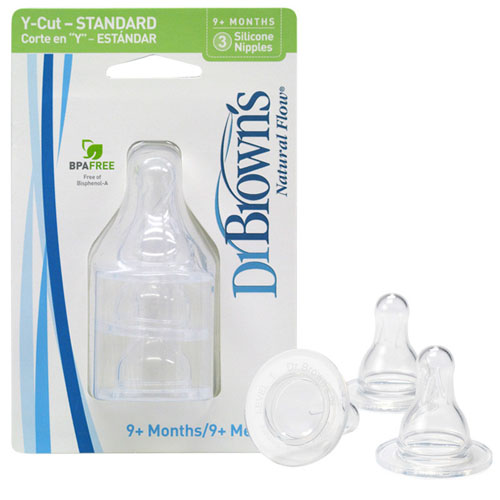 布朗博士Y型孔標(biāo)準(zhǔn)奶嘴(3個裝)