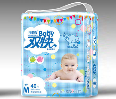 明嬰雙快大包尿片M碼40片
