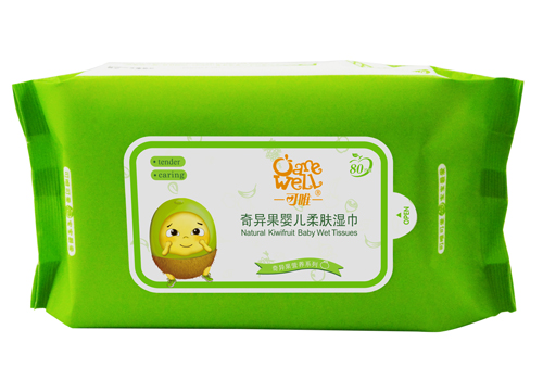 可唯奇異果嬰兒柔膚濕巾