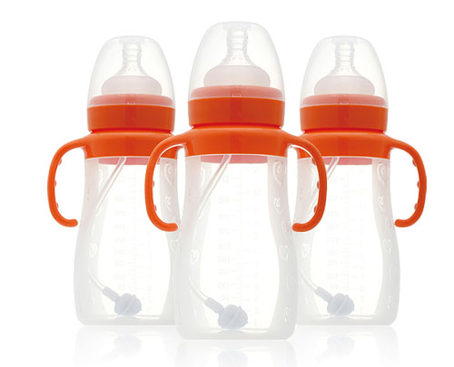 積高全硅膠奶瓶300ml