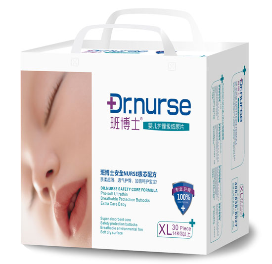 班博士嬰兒護理級紙尿片XL碼30片中包
