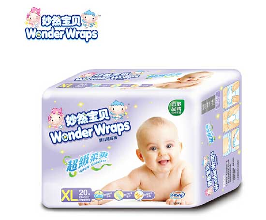 妙然寶貝超級(jí)柔爽紙尿褲XL