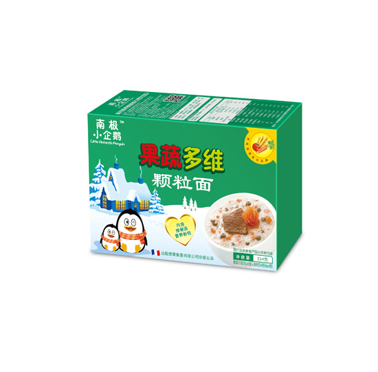 南極小企鵝果蔬多維顆粒面234克