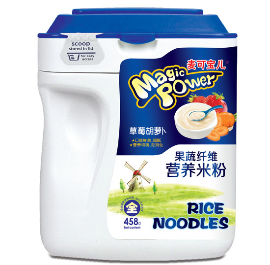 麥可寶兒草莓胡蘿卜果蔬纖維營(yíng)養(yǎng)米粉