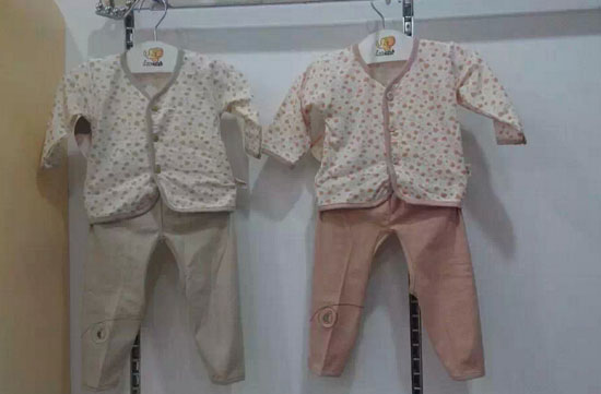 圣嬰島開檔兒童內(nèi)衣套裝春