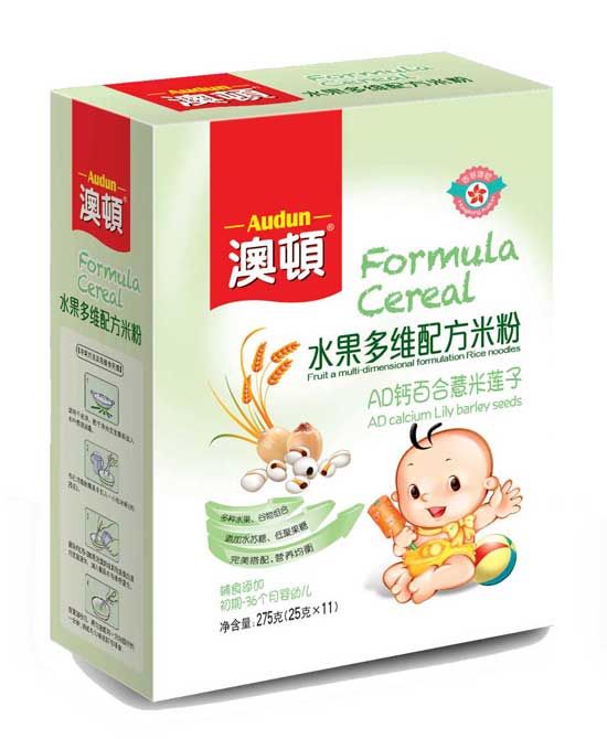 澳頓AD鈣百合薏米蓮子水果米粉(盒)
