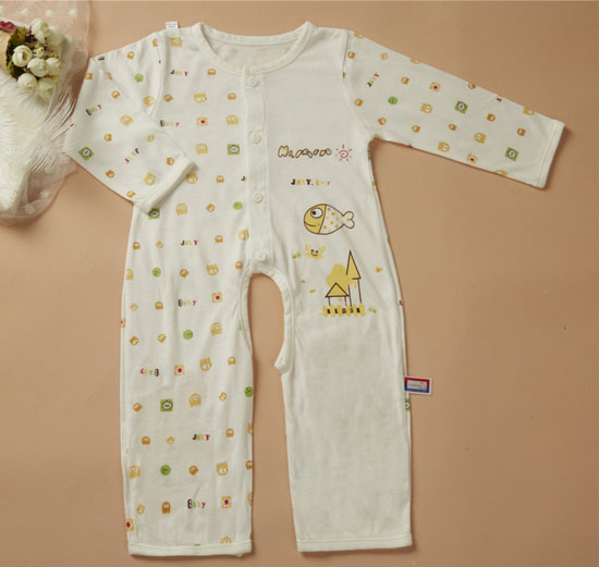 金色小魚(yú)麻塞爾纖維單面小魚(yú)開(kāi)檔哈衣