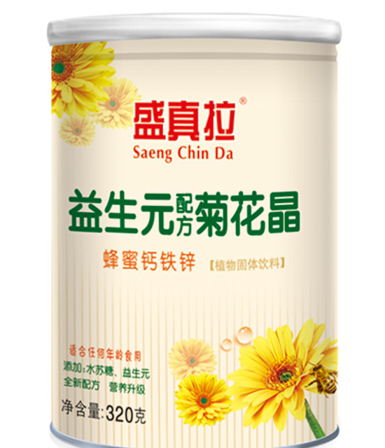 盛真拉益生元蜂蜜鈣鐵鋅菊花晶