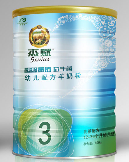 杰賦超級金鉆益生菌幼兒配方羊奶粉3段800g