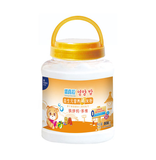 盛真拉益生元鐵鈣鋅多維營養(yǎng)稻米粉(罐)