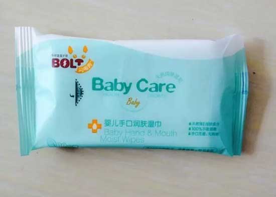 閃電狗嬰兒手口潤膚濕巾