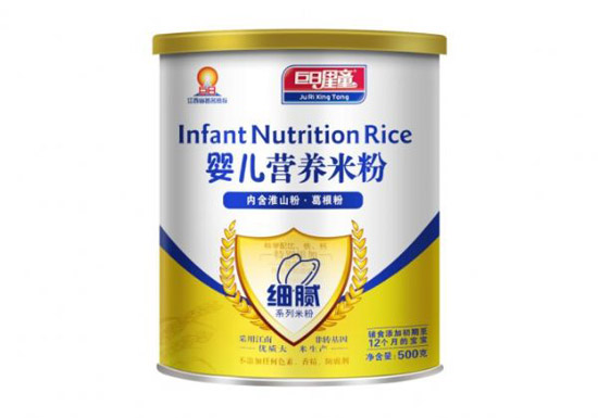 巨日星童細(xì)膩型淮山粉+葛根粉嬰兒營養(yǎng)米粉(聽裝)