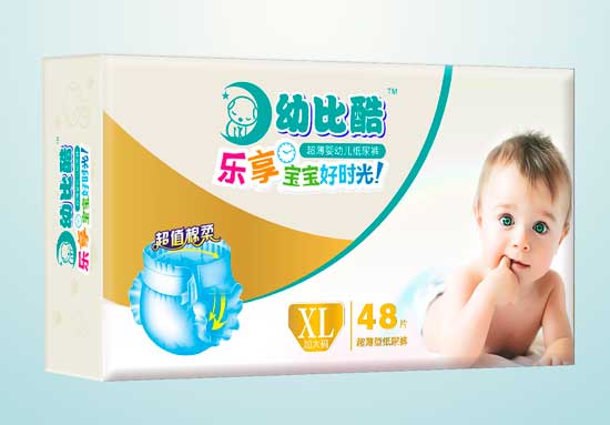 幼比酷紙尿褲大包XL-48片