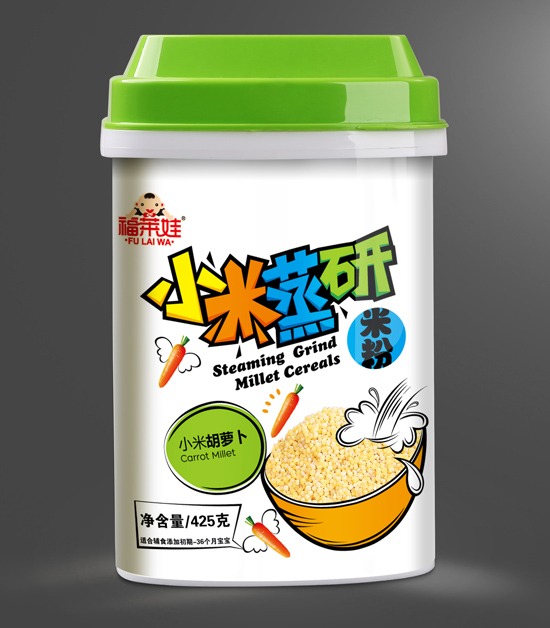 福萊娃胡蘿卜配方小米蒸研米粉